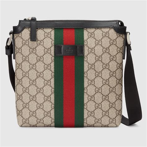 gucci flat messenger|Gucci handbags for men.